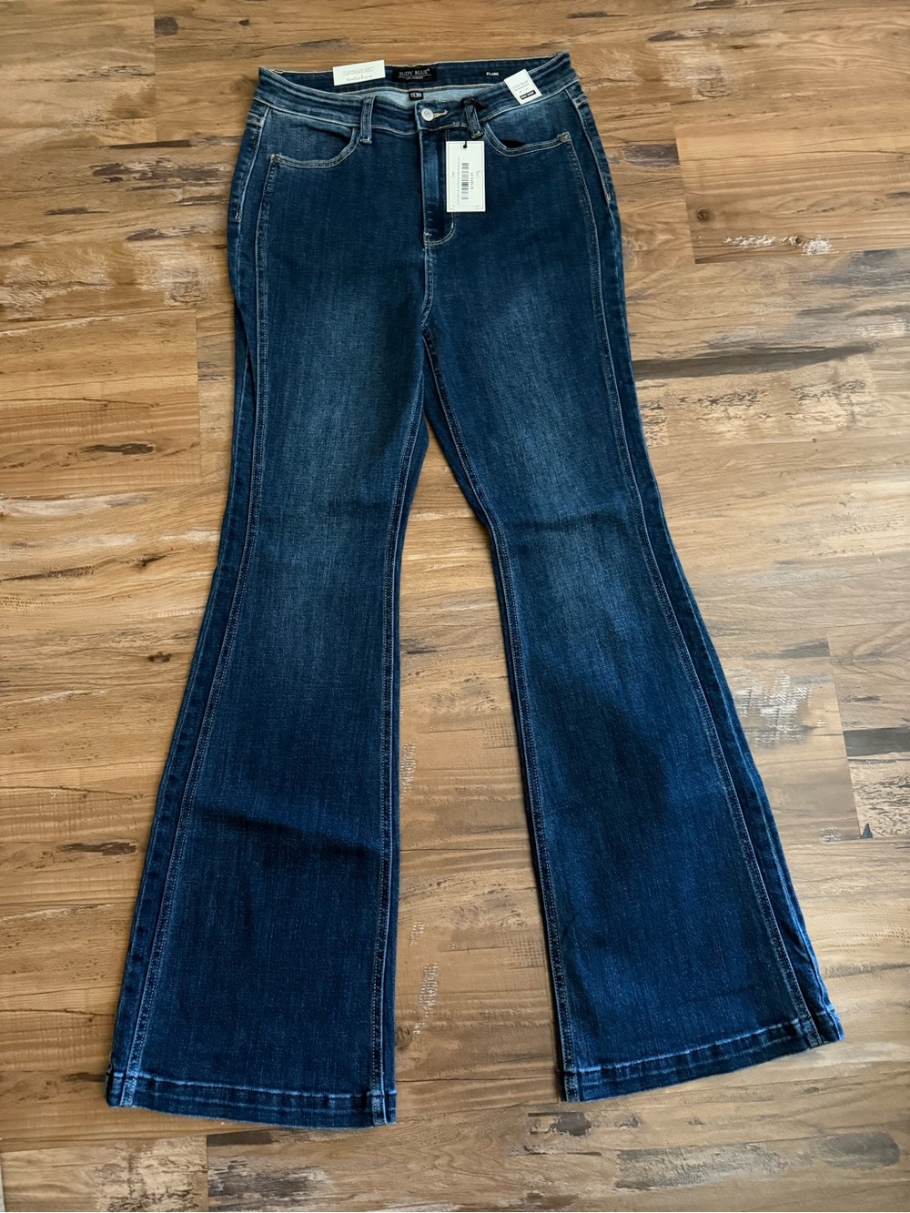 Women’s Dark Blue Flare Jeans - Judy blue